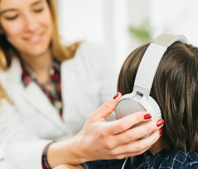 Headphones On Kid